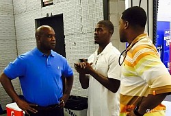 T.T. tolliver, Joe Giddens, and ex-Mainland basketball coach & the mayor well Daytona Beach Florida, Derrick Henry